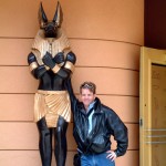 John & Anubis at Universal Studios