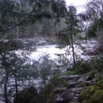 The Sooke River was up