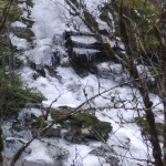 2nd Creek of ice feeding the Sooke River