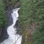 The Water fall from the ruins