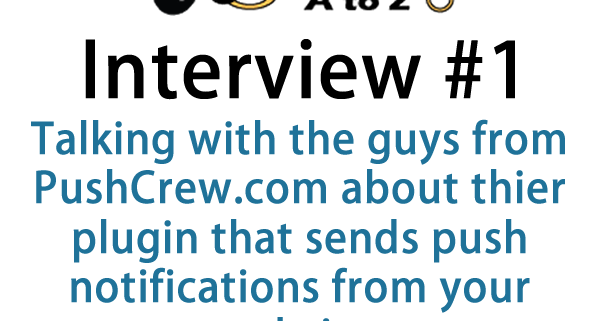 I recently interviewed Anand and Kanisk from PushCrew.com the creators of a great new plugin for WordPress that allows you to send push notifications from your website to your subscribers. This plugin will allow you to do some marketing from your site as well as notifying them of new updates or breaking news.