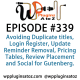 It's Episode 339 and we've got plugins for Avoiding Duplicate titles, Login Register, Update Reminder Removal, Pricing Tables, Review Placement and Social for Gutenberg. It's all coming up on WordPress Plugins A-Z!
