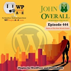 It's Episode 444 and I've got plugins for Stock Photography, Lazy Loading, Newsletters, and ClassicPress Options. It's all coming up on WordPress Plugins A-Z! StockPack, Lazy Load for GMaps, Boldermail and ClassicPress options in Episode 444