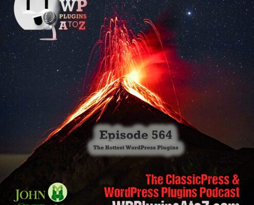 It's Episode 564 and we have plugins for Sliced Invoices, Woo-voices, Login Editor, Event Pro, WP Event, Managing Events... and ClassicPress Options. It's all coming up on WordPress Plugins A-Z!