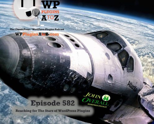 It's Episode 582 and we have plugins for Admin Speedo's, Night Stars, Dino Games, Go Maps, Traffic Jammer, Lazy DMing... and ClassicPress Options. It's all coming up on WordPress Plugins A-Z!